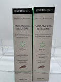 (2) Medium MD SOLAR SCIENC MD Mineral BB Creme SPF50 1.23 CC Moisturizer Wrinkle