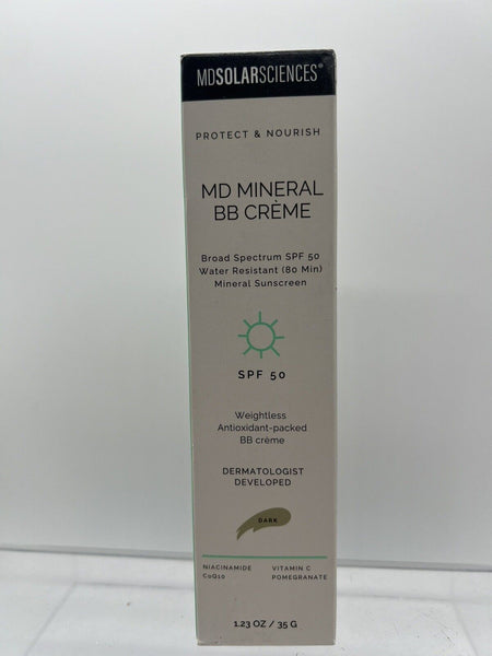 Dark MD SOLAR SCIENCE MD Mineral BB Creme SPF50 1.23 CC Moisturizer COMBINESHIP