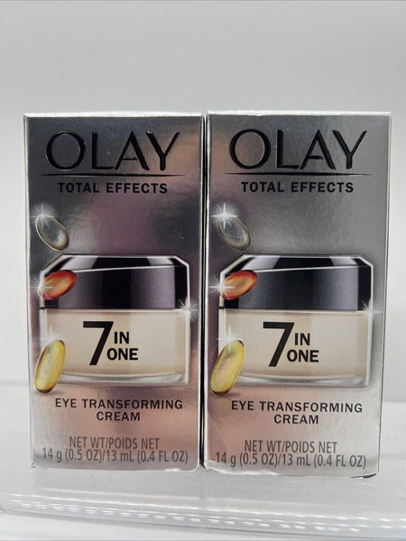 (2) Olay Total Effects 7-in-One Anti-Aging Eye Transforming Creme Treat Wrinkle