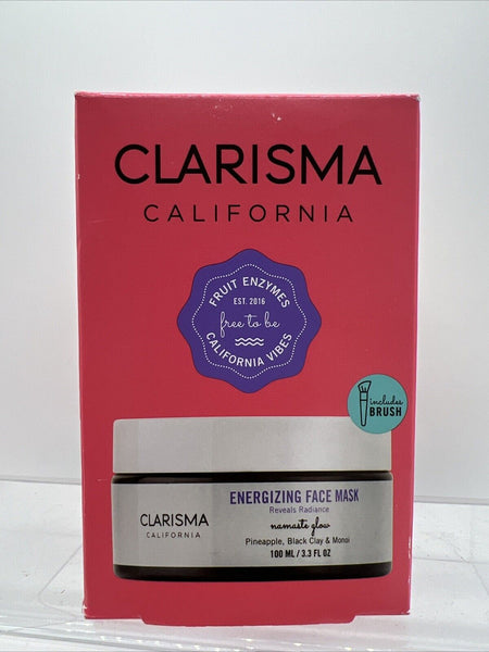 Clarisma California Energizing Face Mask Hydrate Glow Black Clay 3.3 COMBINESHIP