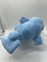 Mattel Minecraft 10" inch Dolphin Plush Toy Pig Plush Stuffed Animal Soft Blue