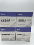(4) Hero LIGHTNING SWIPE Dark Spot Brightening PADS 50 rescue Serum NIB