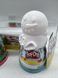 (2) Play-Doh Mold Compound Snowman Christmas Tree Frosty Winter Holliday Toy