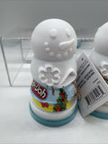 (2) Play-Doh Mold Compound Snowman Christmas Frosty Winter Holliday Toy