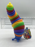 Sensory Silly Slug 7 In Tactile Stretch Toy Fidget Multi Color Stress Relief