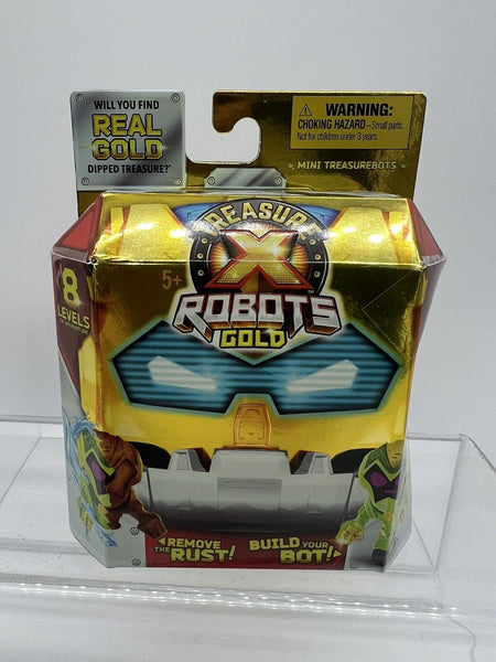 TREASURE X MINI ROBOTS GOLD - Remove Rust & Build COMBINESHIP