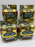 (4) TREASURE X MINI ROBOTS GOLD - Remove Rust & Build 8 Levels Collect Blind Bag