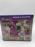 DreamWorks TROLLS Design A Planter Vinyl Marker Color Chia plastic Succulent Pet