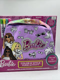 Barbie Color N' Style Purse Barbie Design w/ Markers & Gems -Tara Toys Activity