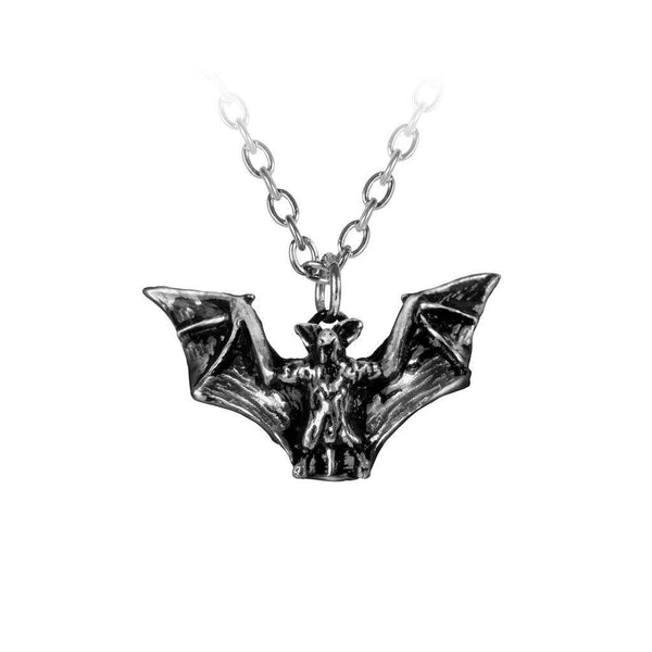 Alchemy Gothic P158  Vampyr Pendant Necklace Bat Flight Wing Nocturnal England