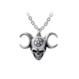 Alchemy P903 Truinity Skull Pendant Pendant Necklace Gothic Pendant England Moon