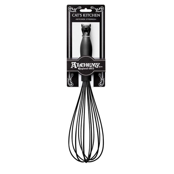 Alchemy Gothic KU6 Cat's Kitchen Whisk Feline Black Gift Decor Christmas