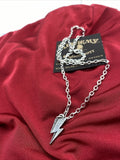 Alchemy Gothic PP515  David Bowie: Flash Necklace Pendant IN HAND