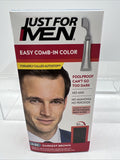 Just For Men A-50 Darkest Brown Comb-In Color Root Touch Grey COMBINESHIP