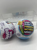 (2) Zuru 5 Surprise Mini Brands Series 4 Miniature Collectibles Frozen Moments