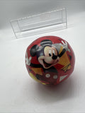 NEW Hedstrom MICKEY MOUSE Toy Ball Red & Black 8" Once Air Filled