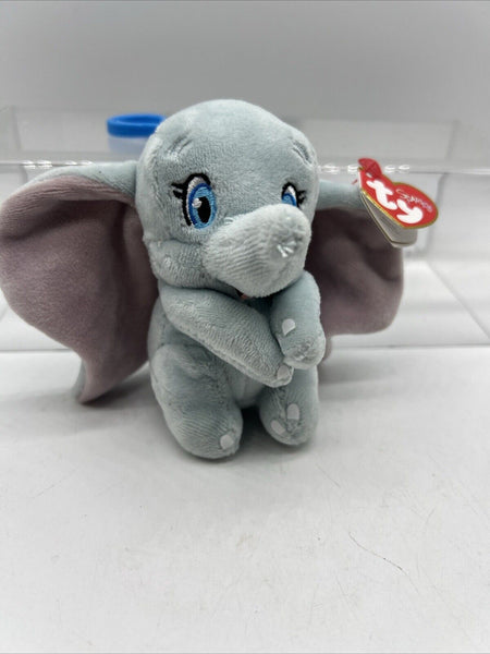 Ty Beanie Babies 2022  Sparkle Dumbo Keychain Disney Plush 4" Stuffed Toy Clip