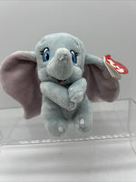 Ty Beanie Babies 2022  Sparkle Dumbo Keychain Disney Plush 4" Stuffed Toy Clip