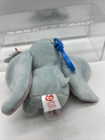 Ty Beanie Babies 2022  Sparkle Dumbo Keychain Disney Plush 4" Stuffed Toy Clip