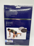 Gaiam Sliding Core Discs Engages & Strengthens The Core Training Workout Gift