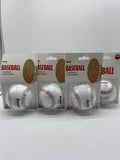 (4) Franklin Sports MLB Official League Synthetic Cover Practice Baseball Cork