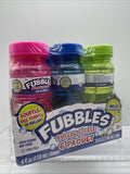 Bubble Party Fubbles Wand 6 Bottles 4oz Refill Kids Toys Blow