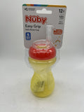 Nuby Active Sipeez Cup Flexible Silicone Straw 12 Mo+ No Spill 10oz  BPA Free