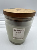 WOODWICK Nature's Wick Smoke Vanilla Scented Candle Jar 10oz