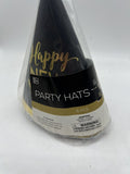 9pc Happy New Year Eve Holiday Party Set Paper Plates Hat Tiara Popper Napkins