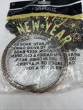 9pc Happy New Year Eve Holiday Party Set Paper Plates Hat Tiara Popper Napkins