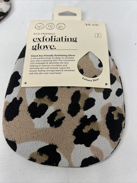 Kitsch Eco Friendly Body Exfoliating Glove Scrubber Adult Shower Exfoliator Bath
