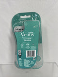Gilette Venus Sensitive Extra Smooth 5 Blade Razor Women 2 Count COMBINESHIP