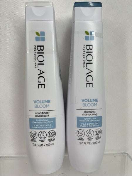 (2) Biolage Volume Bloom Shampoo & Conditioner Fine Hair Vegan 13.5 oz