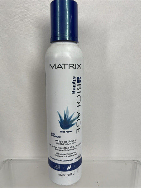 Matrix Biolage Volumizing Whipped Mousse Med Hold blue agave 8.5oz Discontinued