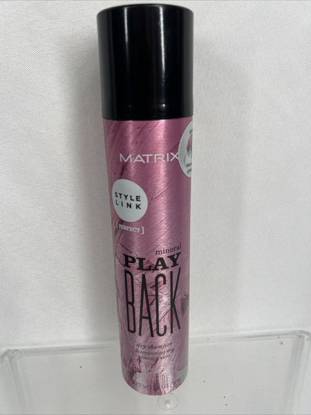 Matrix Style Link Mineral Play Back Dry Shampoo Hair Spray In 3.4 oz