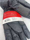 Heat Lockers M/L Women's Waterproof Windproof Faux Fur Lined Gloves Black Large
