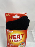 Heat Lockers WARMEST Thermal Socks Black Womens 8-13 Mens 7-12 183565