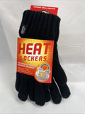 Heat Lockers Knit Gloves Women's Black Small/Medium Thermal Gloves Dress 183567