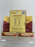 (3) Burt's Bees Limited Edition Salted Caramel Moisturize Lip Balm COMBINESHIP