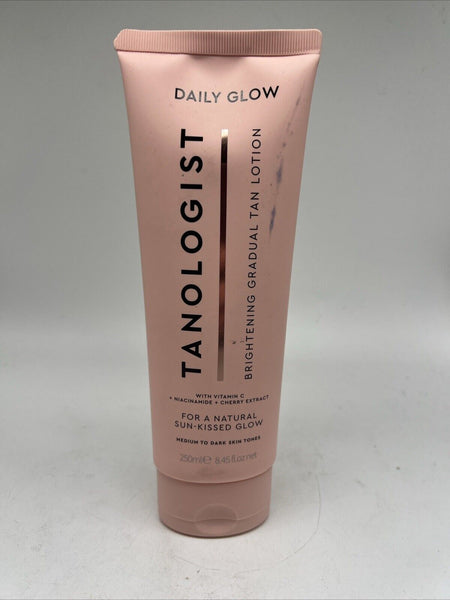 Tanologist Daily Glow Natural Sunless Gradual Tan Medium Dark 8.45oz COMBINESHIP