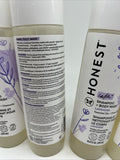(4) The Honest Company Shampoo And Body Wash Dreamy Lavender + Calming 10Oz