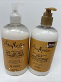 (2) Shea Moisture Raw Shea Deep Moisturizing Conditioner Hair restorative 13 oz