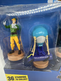 Fortnite Stampers Toy Figure Codename E.L.F. Battle Bus & Raven COMBINESHIP