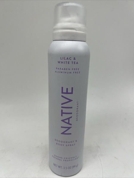 Native Whole Body Deodorant Lilac White Tea Aluminum Free 3.5 oz COMBINESHIP