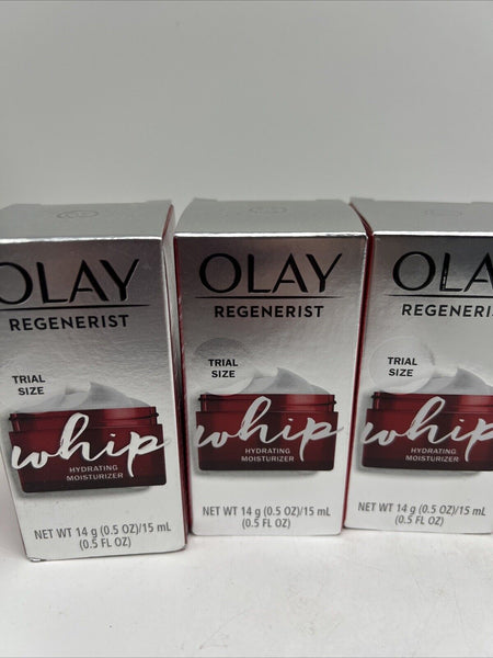 (3) Olay Regenerist Whip Hydrating Moisturizer Anti-AGE Wrinkle .5ozCOMBINESHIP