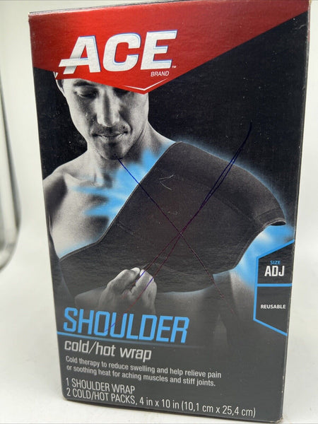 ACE Adjustable Reusable Shoulder Wrap Cold and Hot Therapy Pain Relief