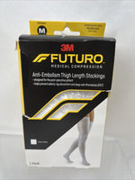 FUTURO Medium Thigh High Length Stockings Compression Sock White COMBINE SHIP