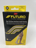 Futuro Medium Firm Compression Open Toe/Open Heel Knee Length Sock COMBINESHIP