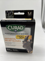 Medium Curad Performance 50+ Arthritis Reilef Glove Compression COMBINESHIP
