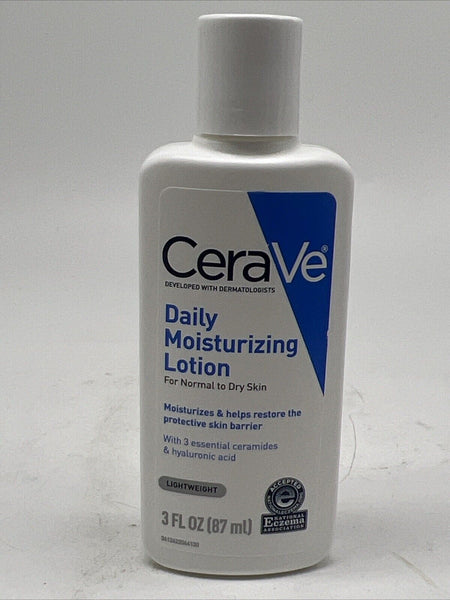 CeraVe Moisturizing Lotion 3 oz. Daily Moisturizing Travel TSA COMBINESHIP